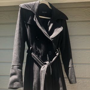 Nine West Belted Wool Coat